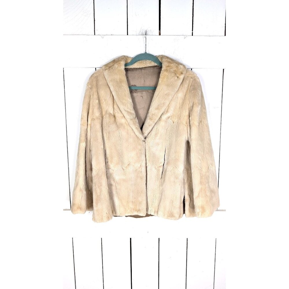 Vintage genuine fur coat jacket - Picture 1 of 6